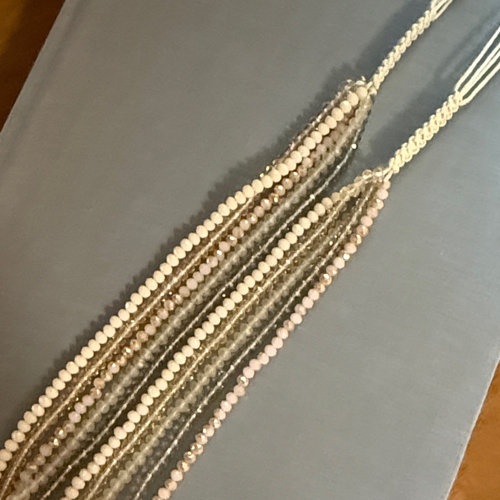 Chic Multi-Strand Beaded Necklace - image 3